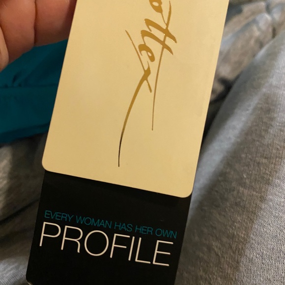 Profile by Gottex Womens Convertible V-Neck Swimsuit Tutti Frutti Aqua 10 New - Picture 4 of 10